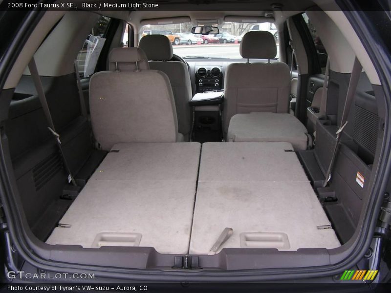 Black / Medium Light Stone 2008 Ford Taurus X SEL