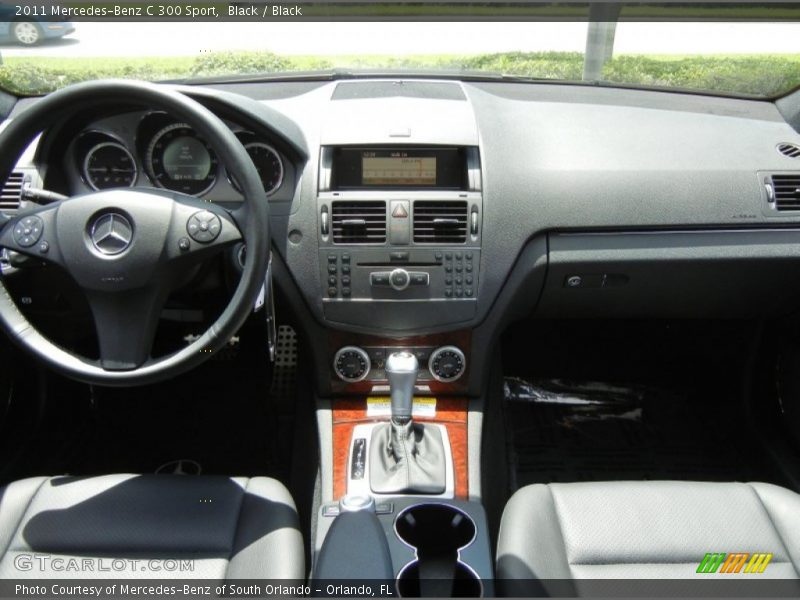 Black / Black 2011 Mercedes-Benz C 300 Sport