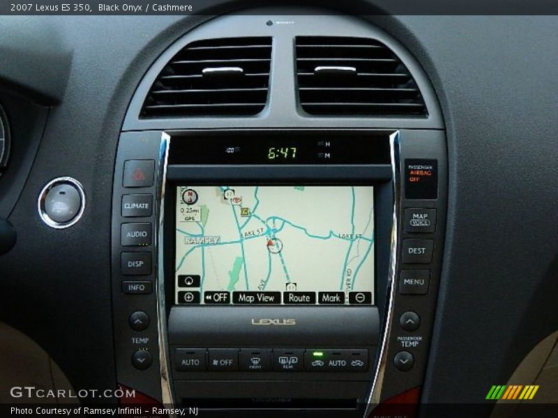 Black Onyx / Cashmere 2007 Lexus ES 350