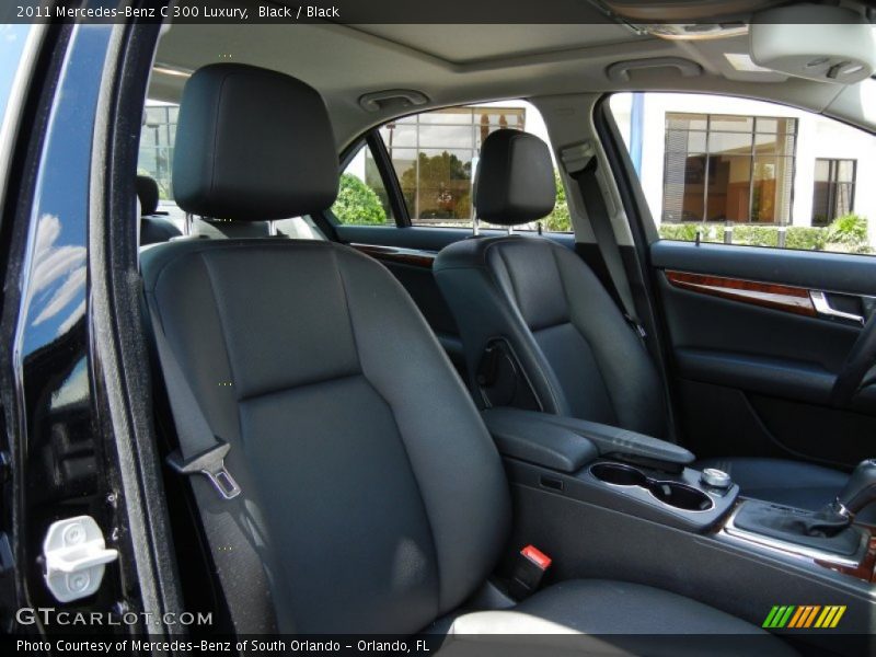 Black / Black 2011 Mercedes-Benz C 300 Luxury