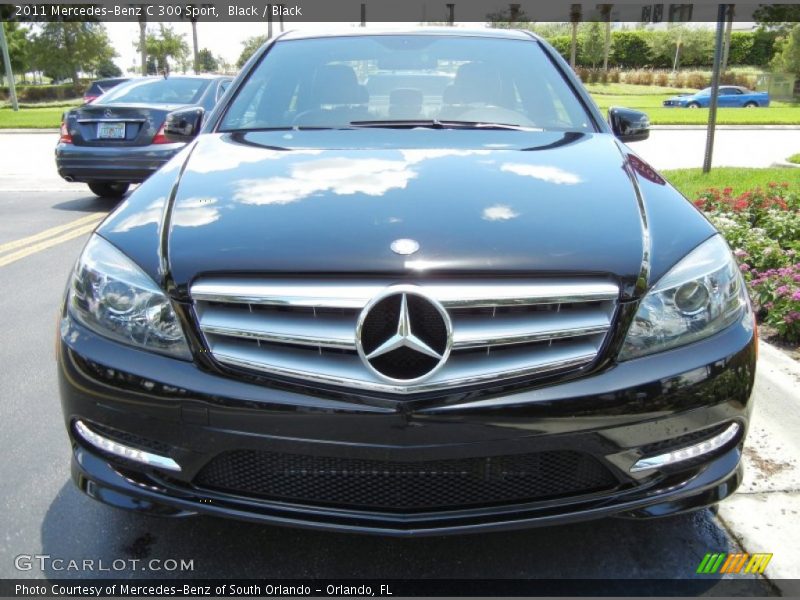 Black / Black 2011 Mercedes-Benz C 300 Sport
