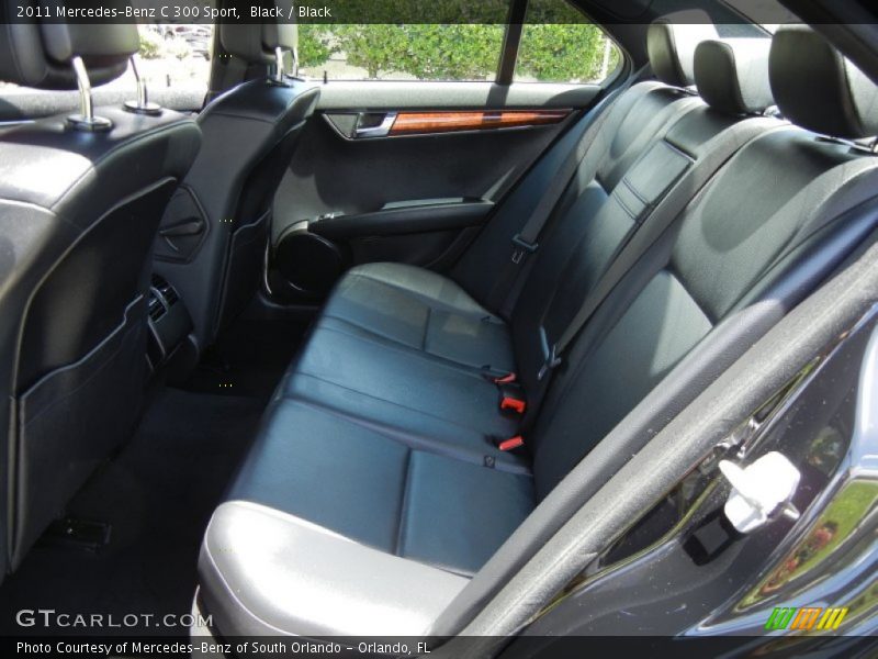 Black / Black 2011 Mercedes-Benz C 300 Sport