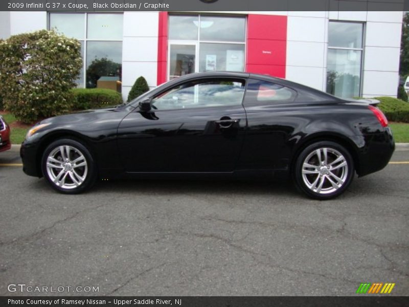 Black Obsidian / Graphite 2009 Infiniti G 37 x Coupe