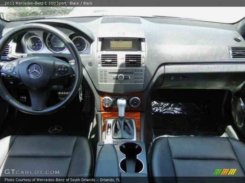 Black / Black 2011 Mercedes-Benz C 300 Sport