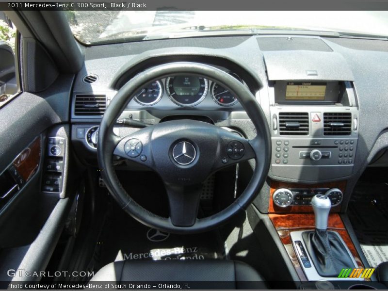 Black / Black 2011 Mercedes-Benz C 300 Sport