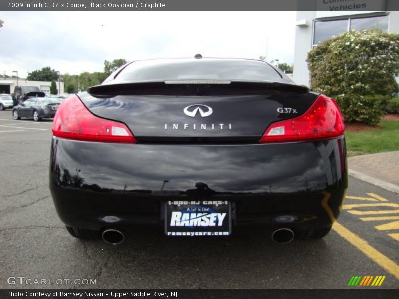 Black Obsidian / Graphite 2009 Infiniti G 37 x Coupe