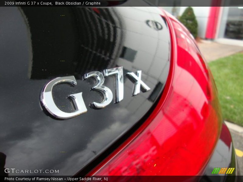 Black Obsidian / Graphite 2009 Infiniti G 37 x Coupe