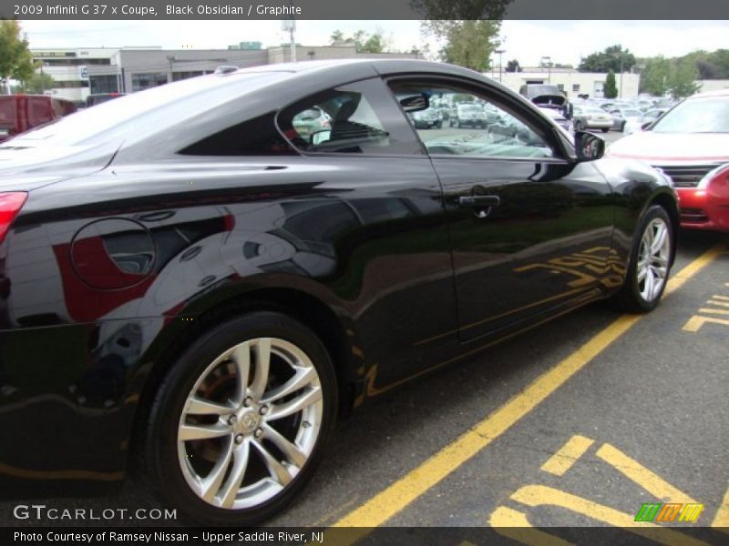 Black Obsidian / Graphite 2009 Infiniti G 37 x Coupe