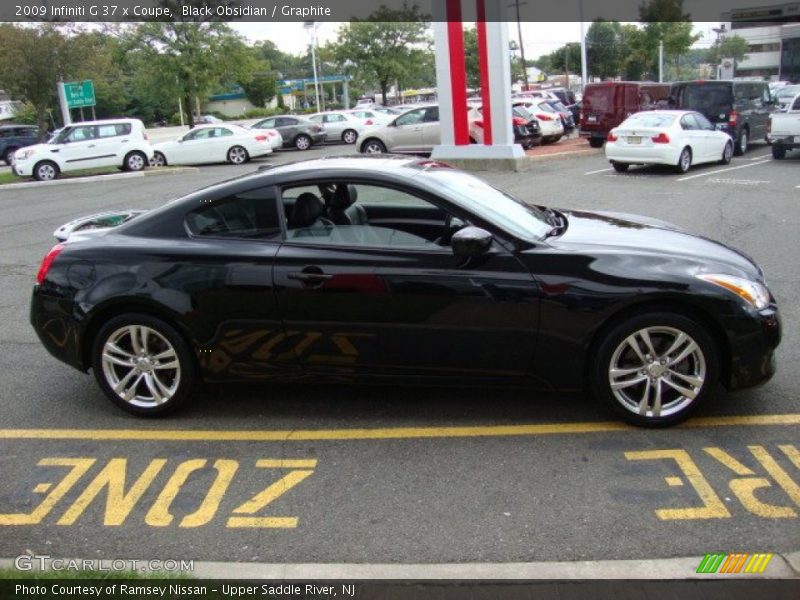 Black Obsidian / Graphite 2009 Infiniti G 37 x Coupe