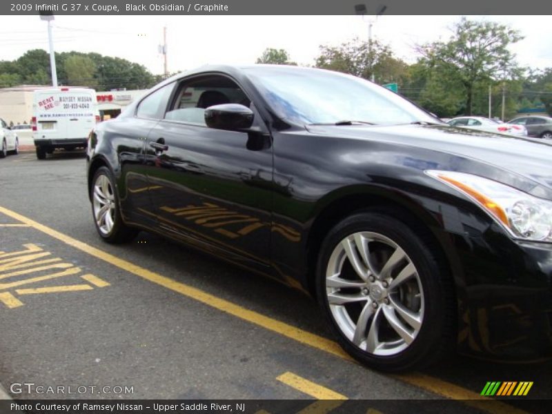 Black Obsidian / Graphite 2009 Infiniti G 37 x Coupe