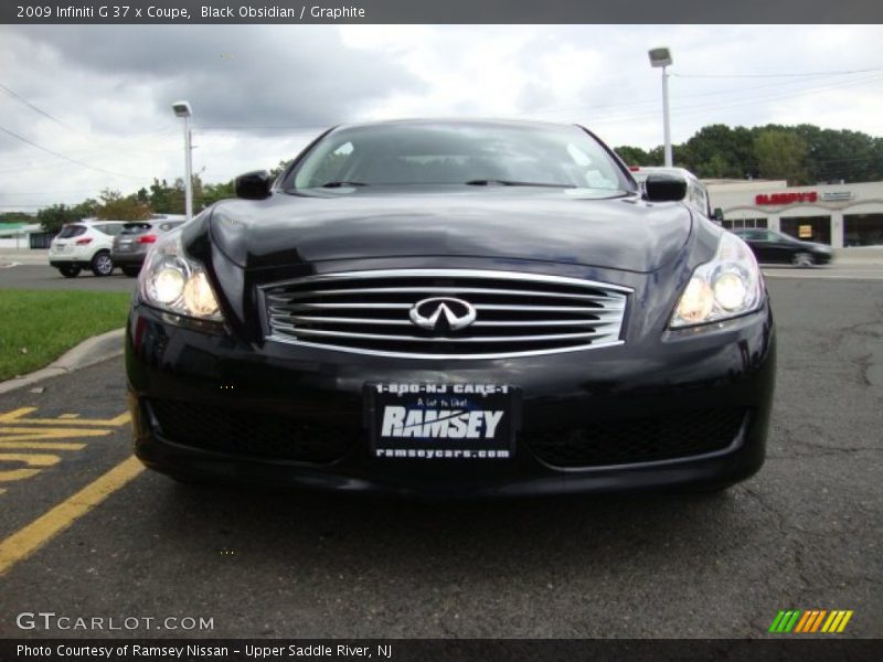 Black Obsidian / Graphite 2009 Infiniti G 37 x Coupe