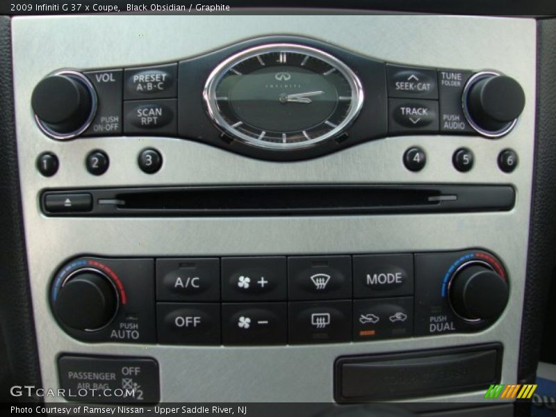 Black Obsidian / Graphite 2009 Infiniti G 37 x Coupe
