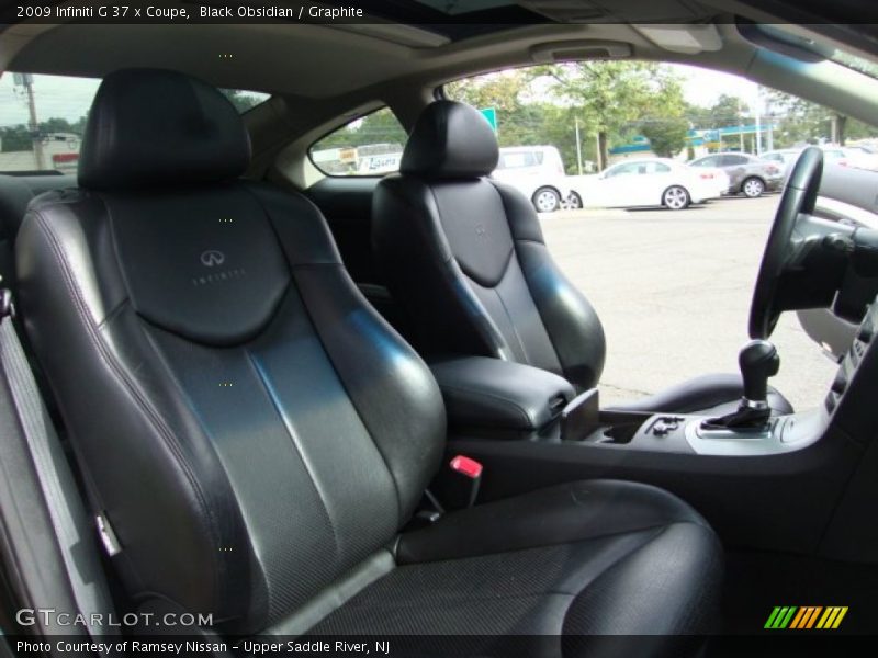 Black Obsidian / Graphite 2009 Infiniti G 37 x Coupe