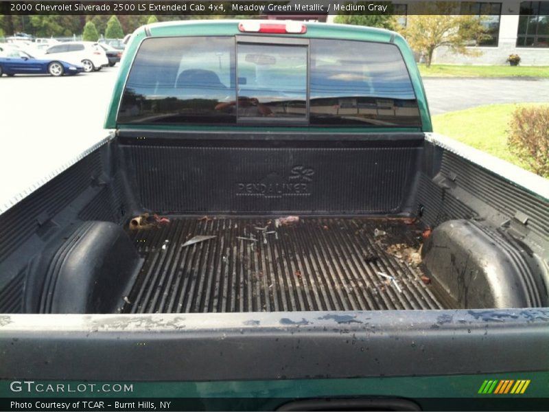 Meadow Green Metallic / Medium Gray 2000 Chevrolet Silverado 2500 LS Extended Cab 4x4