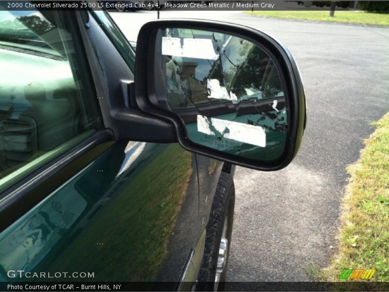 Meadow Green Metallic / Medium Gray 2000 Chevrolet Silverado 2500 LS Extended Cab 4x4