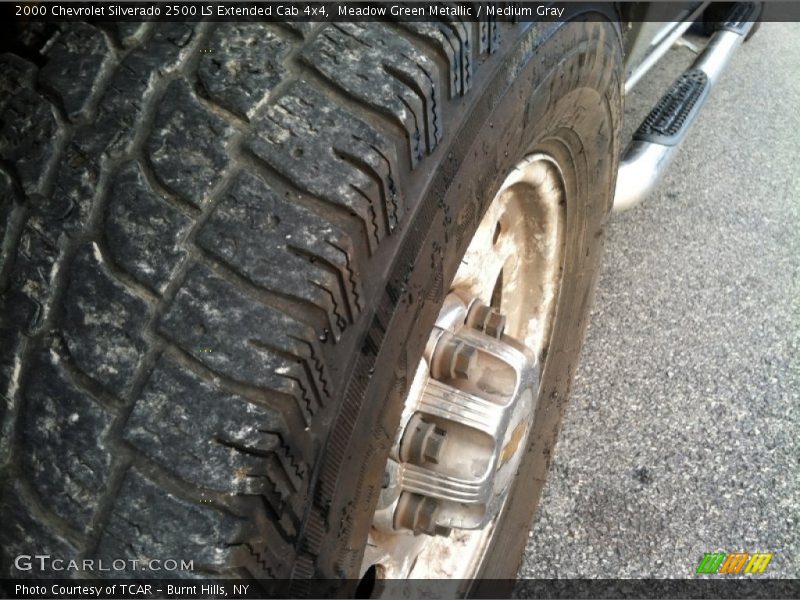 Meadow Green Metallic / Medium Gray 2000 Chevrolet Silverado 2500 LS Extended Cab 4x4