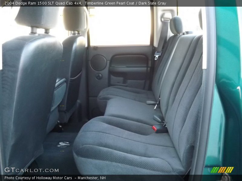 Timberline Green Pearl Coat / Dark Slate Gray 2004 Dodge Ram 1500 SLT Quad Cab 4x4