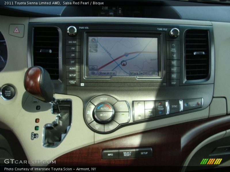 Salsa Red Pearl / Bisque 2011 Toyota Sienna Limited AWD