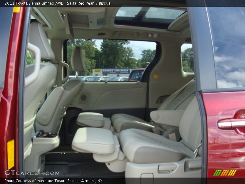 Salsa Red Pearl / Bisque 2011 Toyota Sienna Limited AWD
