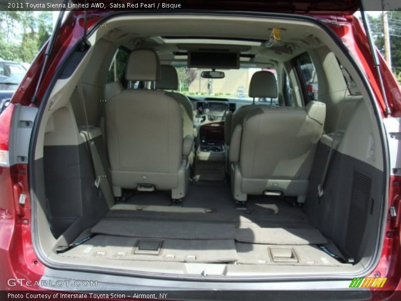 Salsa Red Pearl / Bisque 2011 Toyota Sienna Limited AWD