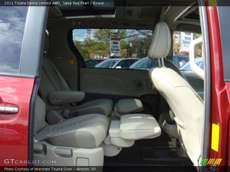 Salsa Red Pearl / Bisque 2011 Toyota Sienna Limited AWD