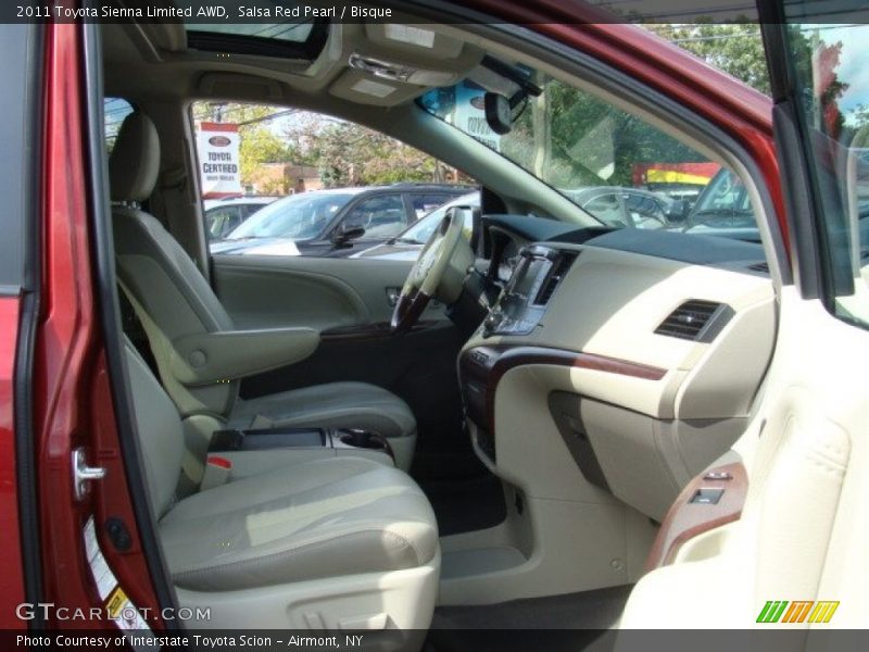 Salsa Red Pearl / Bisque 2011 Toyota Sienna Limited AWD