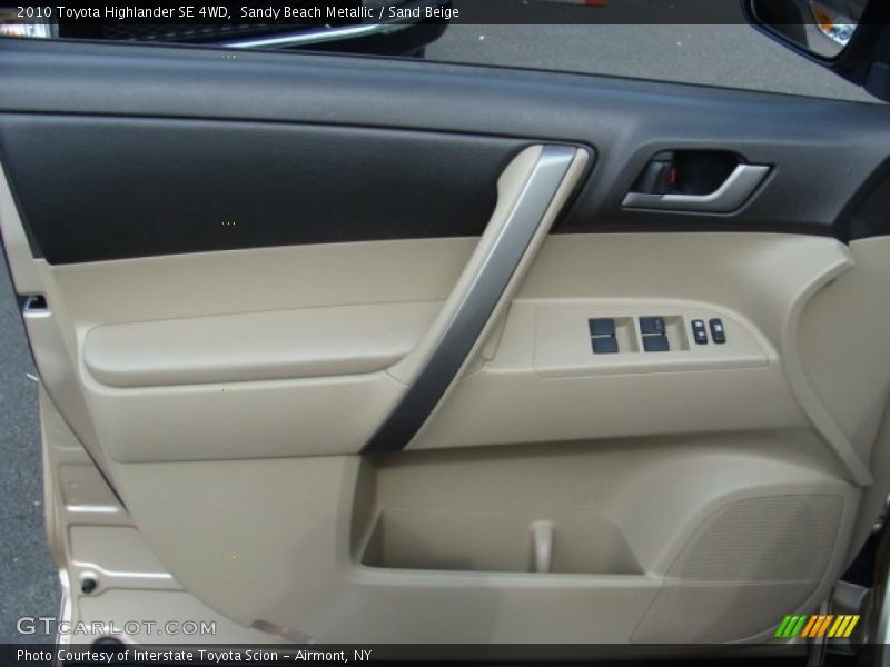 Sandy Beach Metallic / Sand Beige 2010 Toyota Highlander SE 4WD