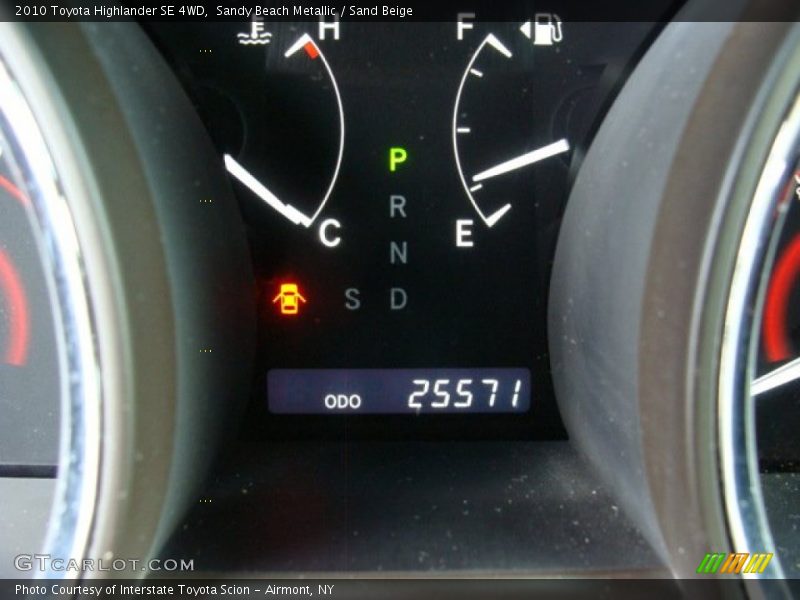 Sandy Beach Metallic / Sand Beige 2010 Toyota Highlander SE 4WD