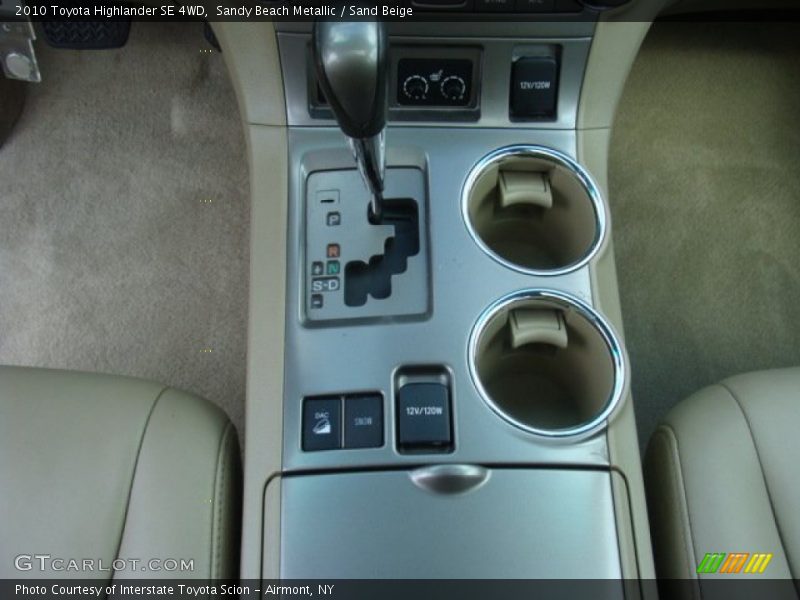 Sandy Beach Metallic / Sand Beige 2010 Toyota Highlander SE 4WD