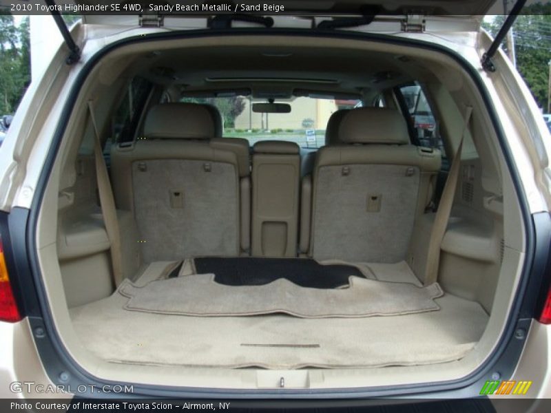 Sandy Beach Metallic / Sand Beige 2010 Toyota Highlander SE 4WD