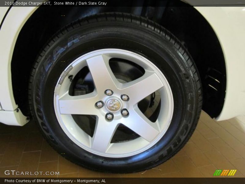 Stone White / Dark Slate Gray 2010 Dodge Charger SXT