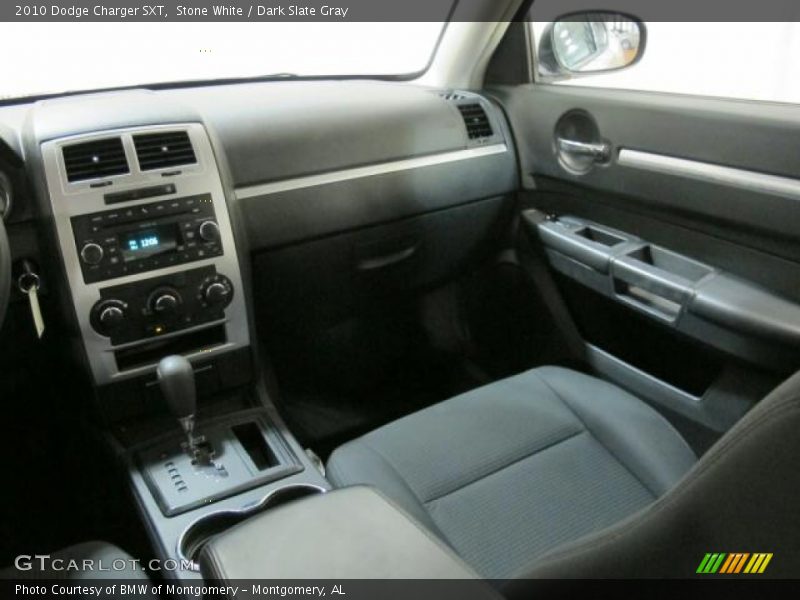Stone White / Dark Slate Gray 2010 Dodge Charger SXT