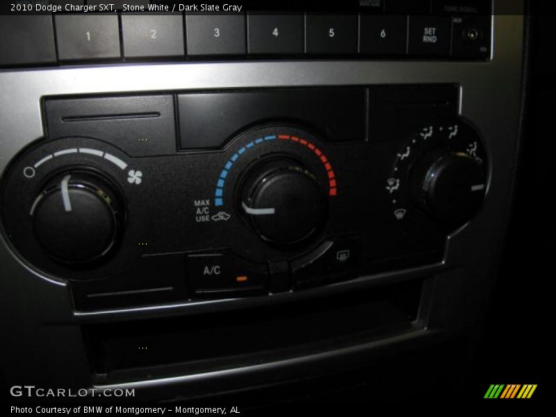 Stone White / Dark Slate Gray 2010 Dodge Charger SXT