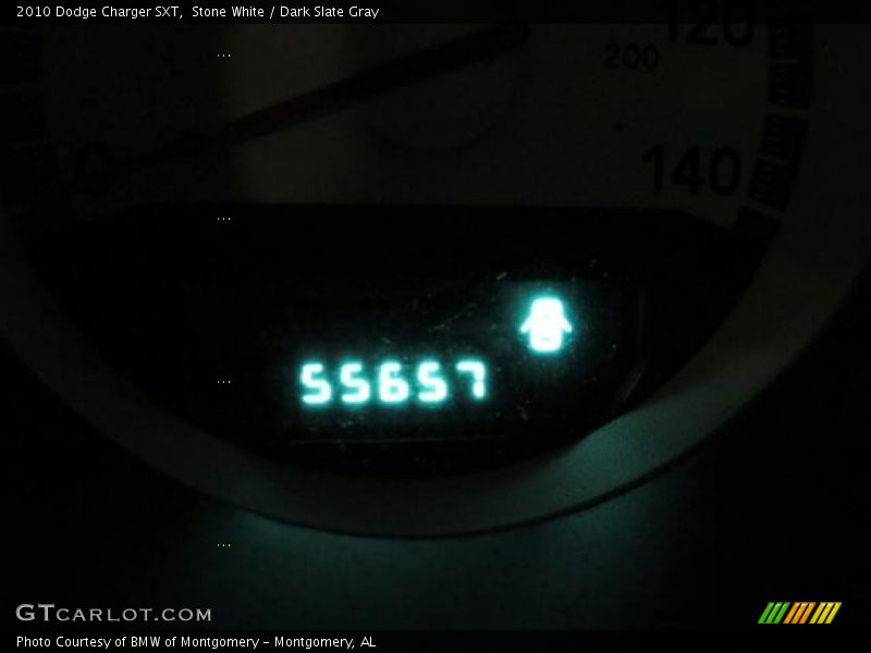 Stone White / Dark Slate Gray 2010 Dodge Charger SXT