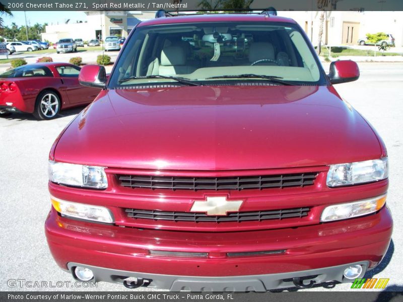 Sport Red Metallic / Tan/Neutral 2006 Chevrolet Tahoe Z71