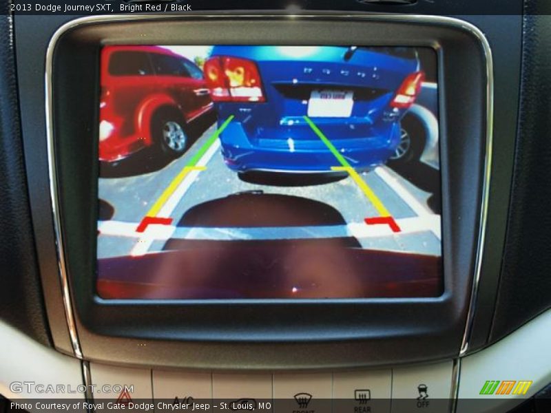 Bright Red / Black 2013 Dodge Journey SXT