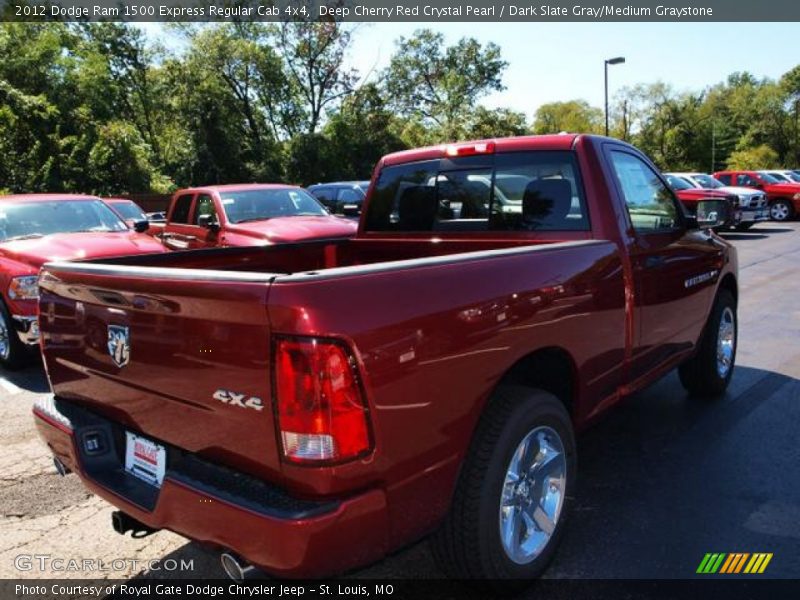 Deep Cherry Red Crystal Pearl / Dark Slate Gray/Medium Graystone 2012 Dodge Ram 1500 Express Regular Cab 4x4