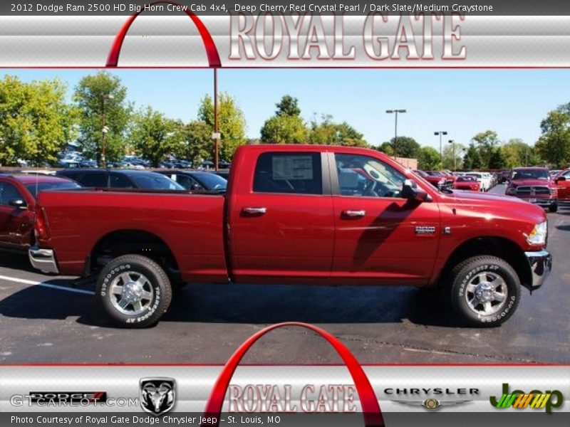 Deep Cherry Red Crystal Pearl / Dark Slate/Medium Graystone 2012 Dodge Ram 2500 HD Big Horn Crew Cab 4x4