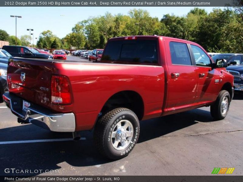 Deep Cherry Red Crystal Pearl / Dark Slate/Medium Graystone 2012 Dodge Ram 2500 HD Big Horn Crew Cab 4x4