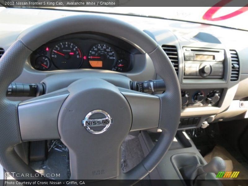 Avalanche White / Graphite 2012 Nissan Frontier S King Cab