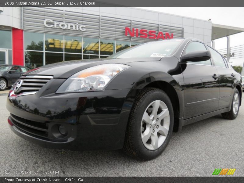 Super Black / Charcoal 2009 Nissan Altima 2.5 SL