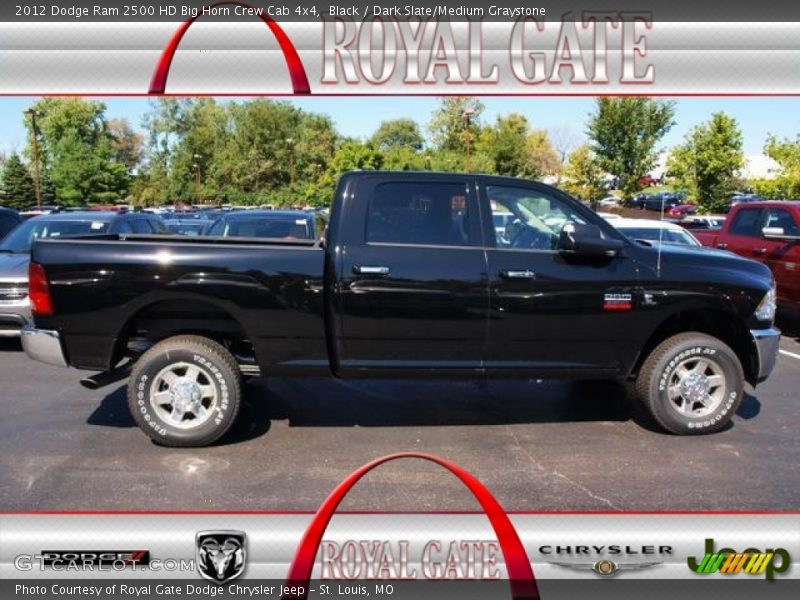 Black / Dark Slate/Medium Graystone 2012 Dodge Ram 2500 HD Big Horn Crew Cab 4x4