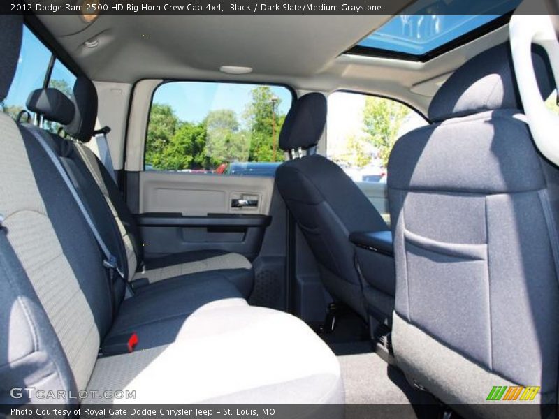 Black / Dark Slate/Medium Graystone 2012 Dodge Ram 2500 HD Big Horn Crew Cab 4x4