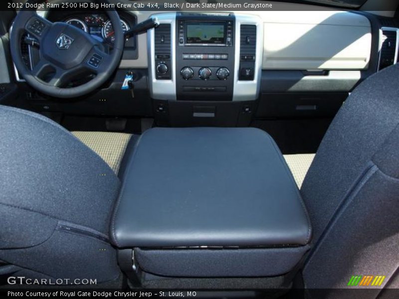 Black / Dark Slate/Medium Graystone 2012 Dodge Ram 2500 HD Big Horn Crew Cab 4x4