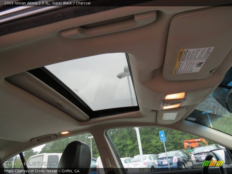 Super Black / Charcoal 2009 Nissan Altima 2.5 SL