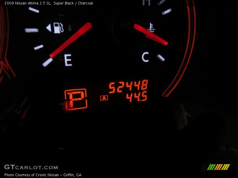 Super Black / Charcoal 2009 Nissan Altima 2.5 SL
