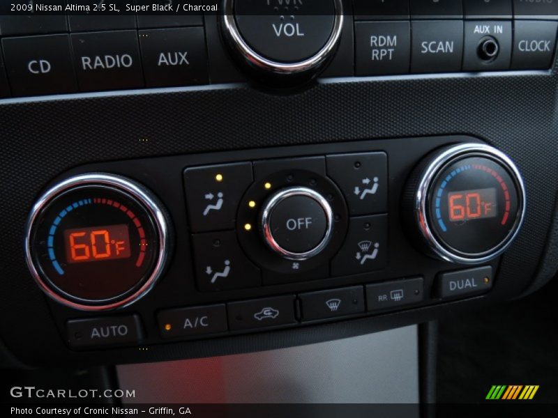 Controls of 2009 Altima 2.5 SL