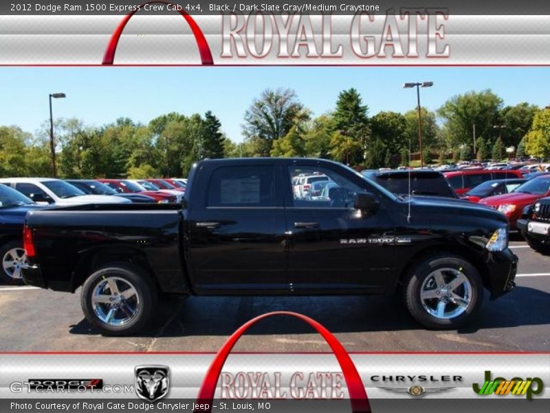 Black / Dark Slate Gray/Medium Graystone 2012 Dodge Ram 1500 Express Crew Cab 4x4