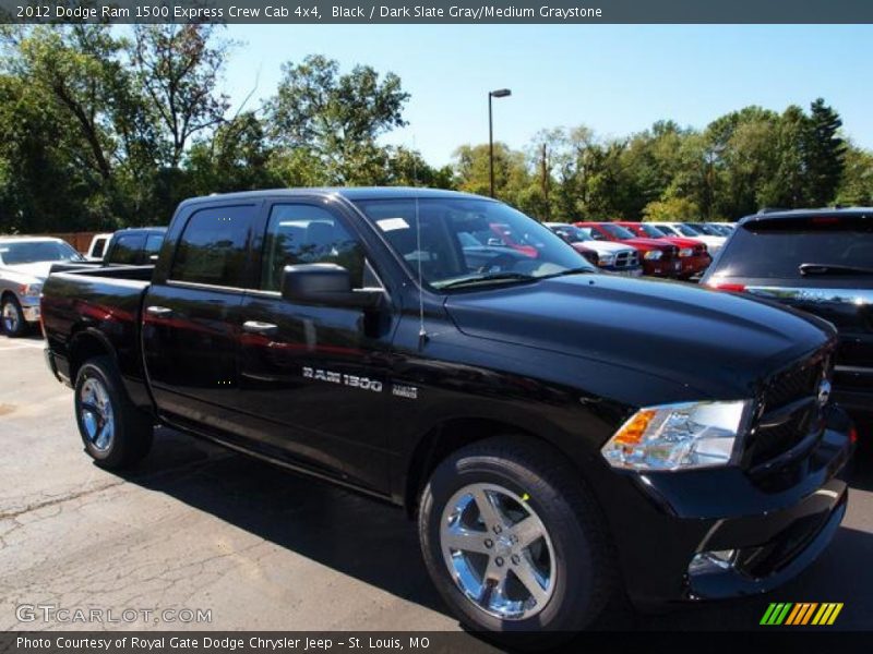 Black / Dark Slate Gray/Medium Graystone 2012 Dodge Ram 1500 Express Crew Cab 4x4