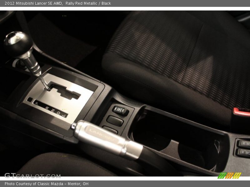 Rally Red Metallic / Black 2012 Mitsubishi Lancer SE AWD